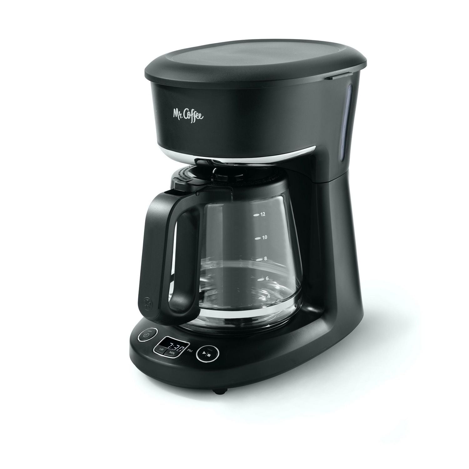 Mr. Coffee Programmable Black 12-Cup Drip Coffee Maker