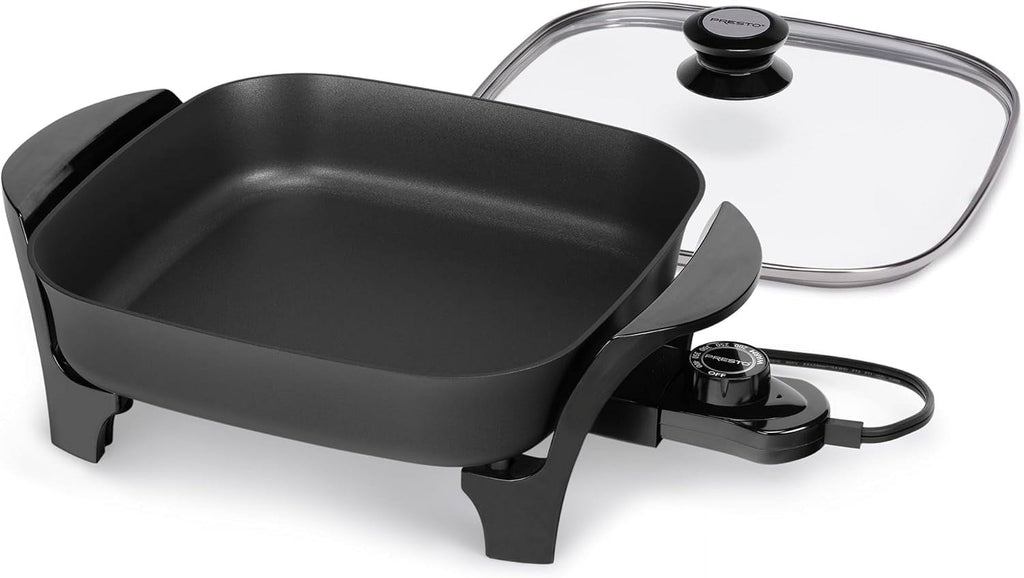 Presto 11 inch Electric Skillet w/glass lid