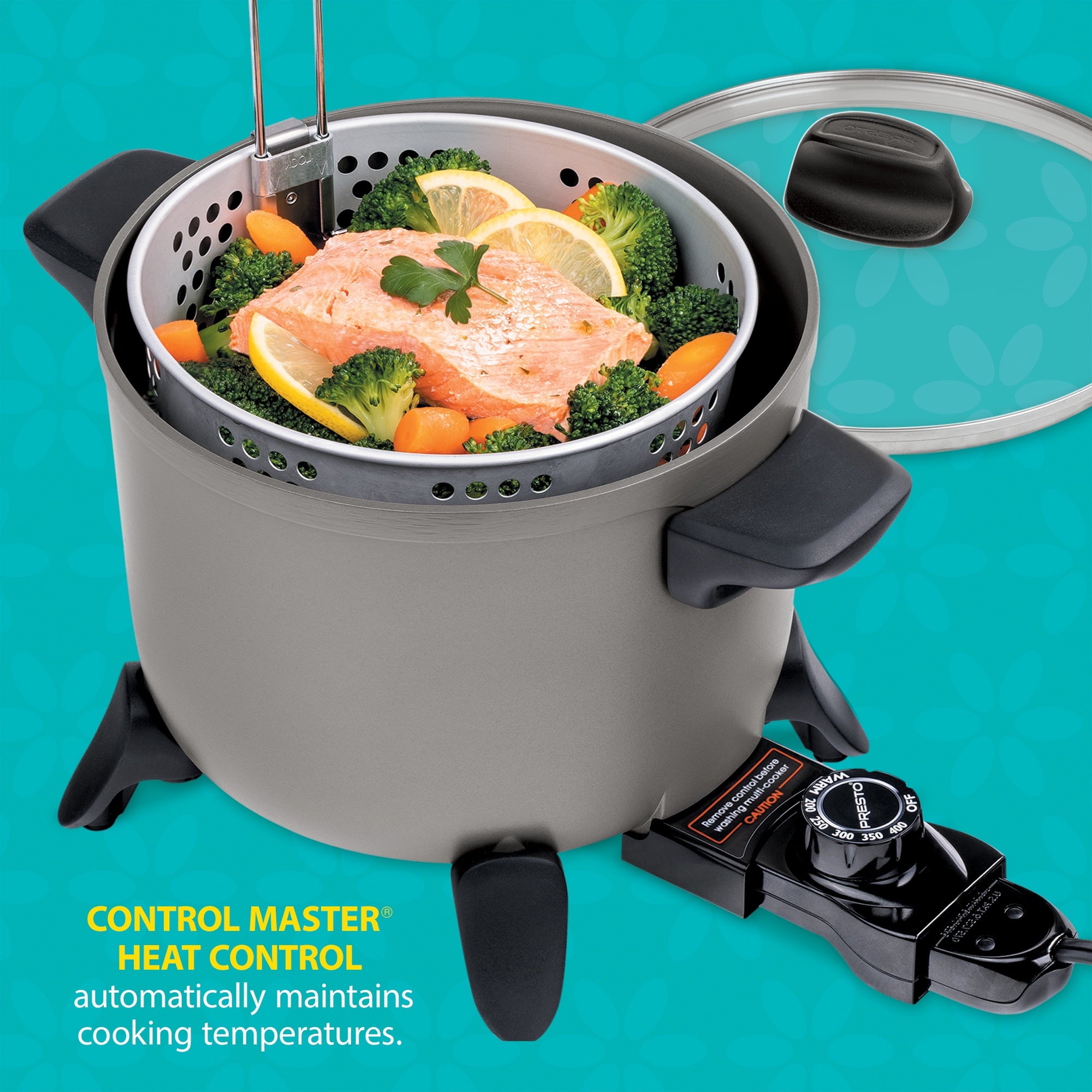 Presto Kitchen Kettle Ceramic Deep Fryer/Multi-Cooker