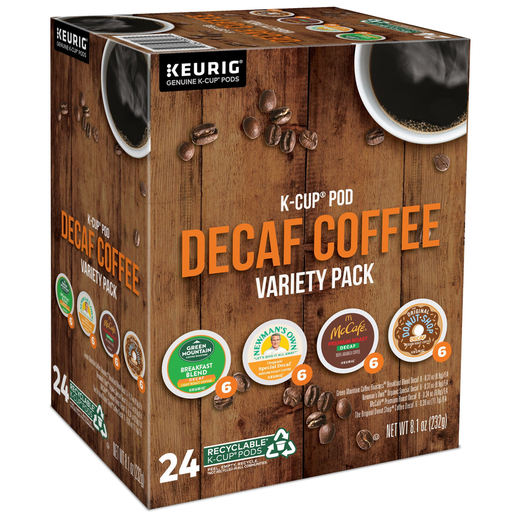 Keurig - Decaf Coffee Variety Pack K-Cup Coffee Pods, 24 Count