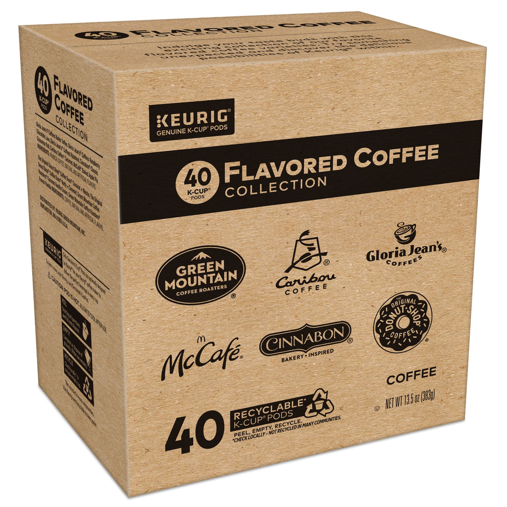 Keurig Flavored Coffee Collection Light and Medium Roast K-Cup Coffee Pods - 40 Count