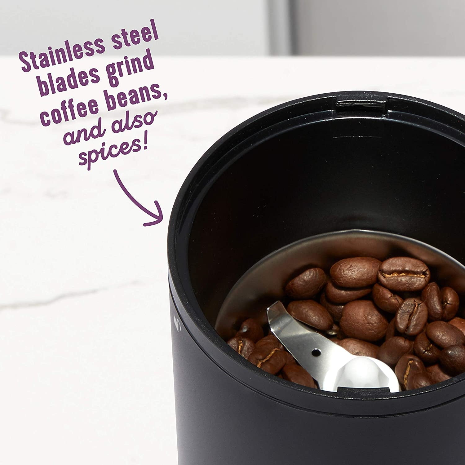 Mr. Coffee Simple Grind 14 Cup Coffee Grinder - Black