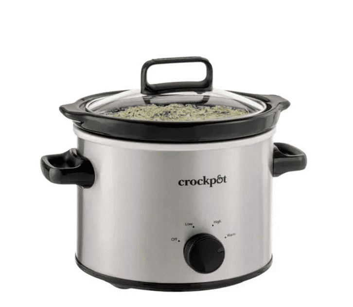 Crock-Pot 2-Quart Classic Slow Cooker - Small Slow Cooker, Stainless Steel