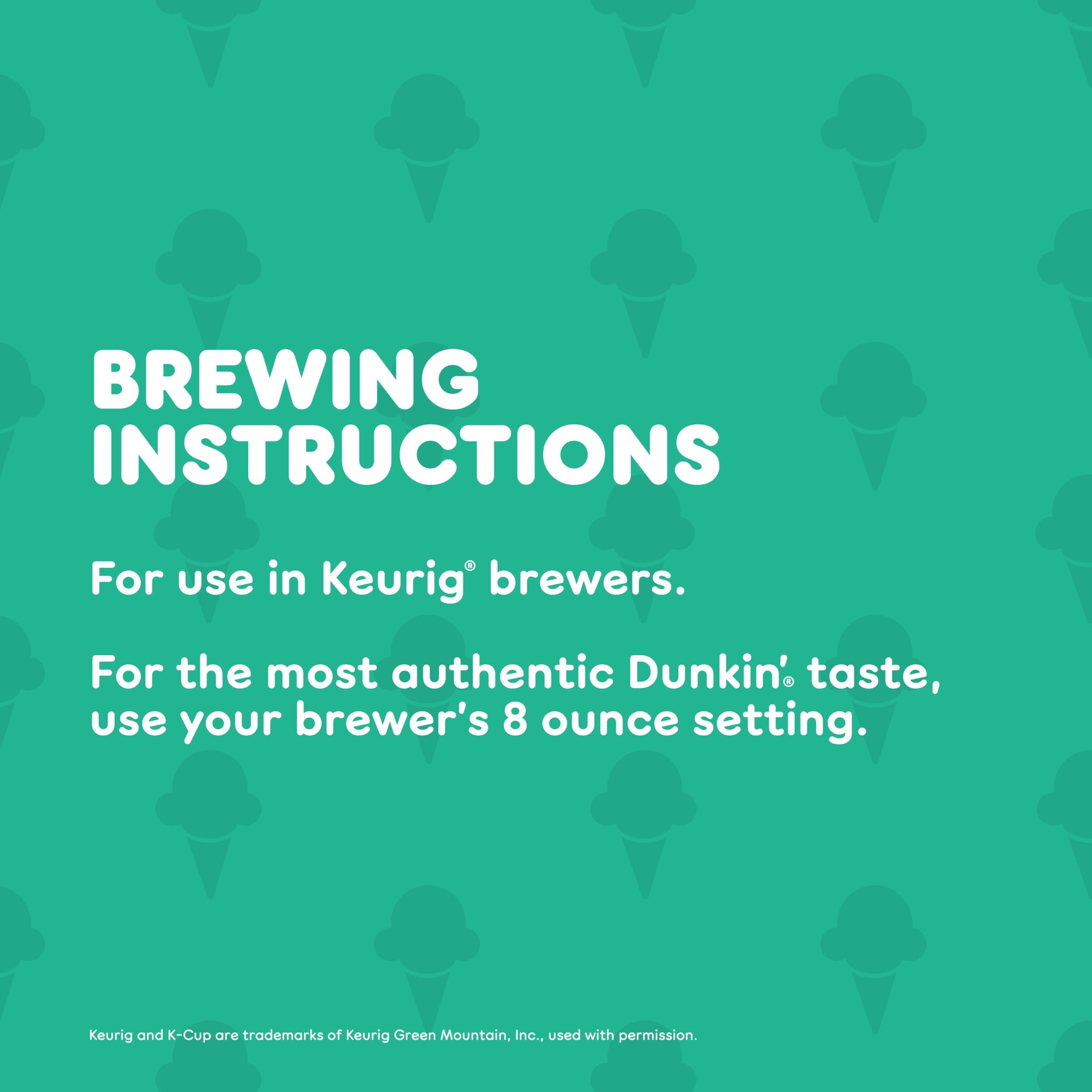 Dunkin’ Mint Chip Artificially Flavored Coffee - Keurig K Cup Pods, 10 Count Box