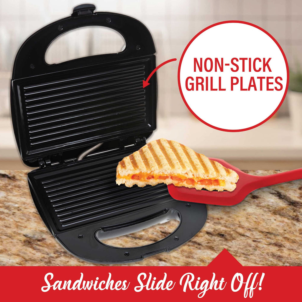 Brentwood Nonstick Panini Press & Sandwich Maker (Black) - TS-246PT