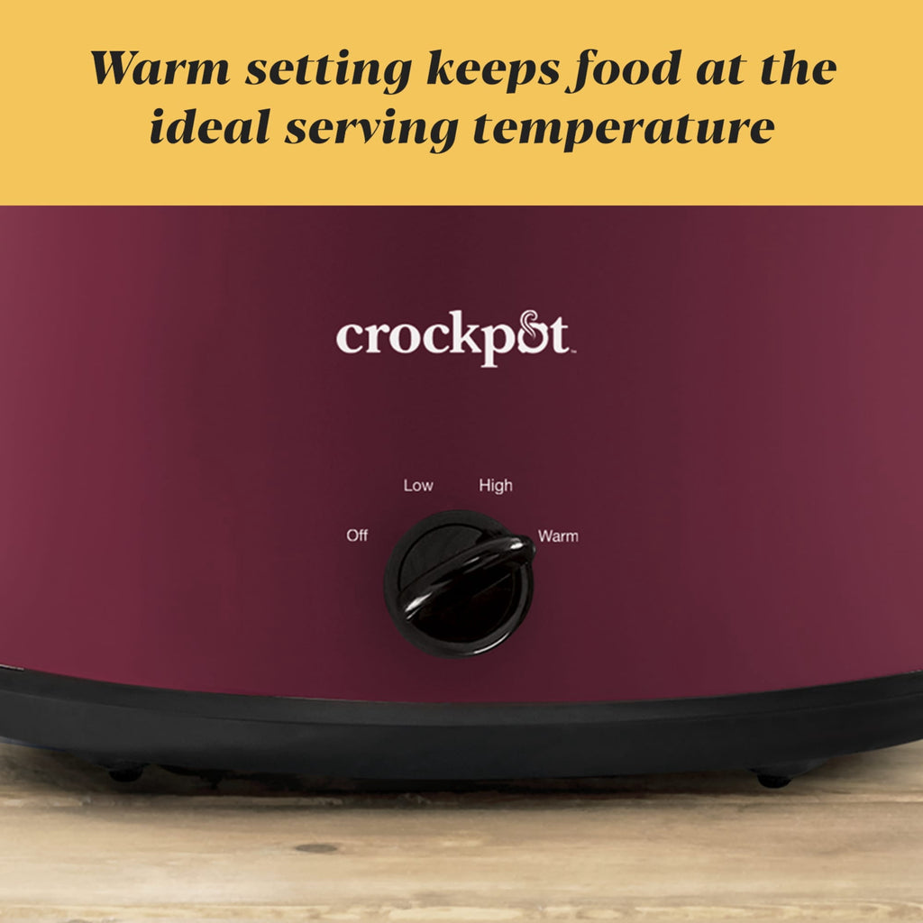 Crock-Pot Manual 8-Quart Slow Cooker - Rhubarb