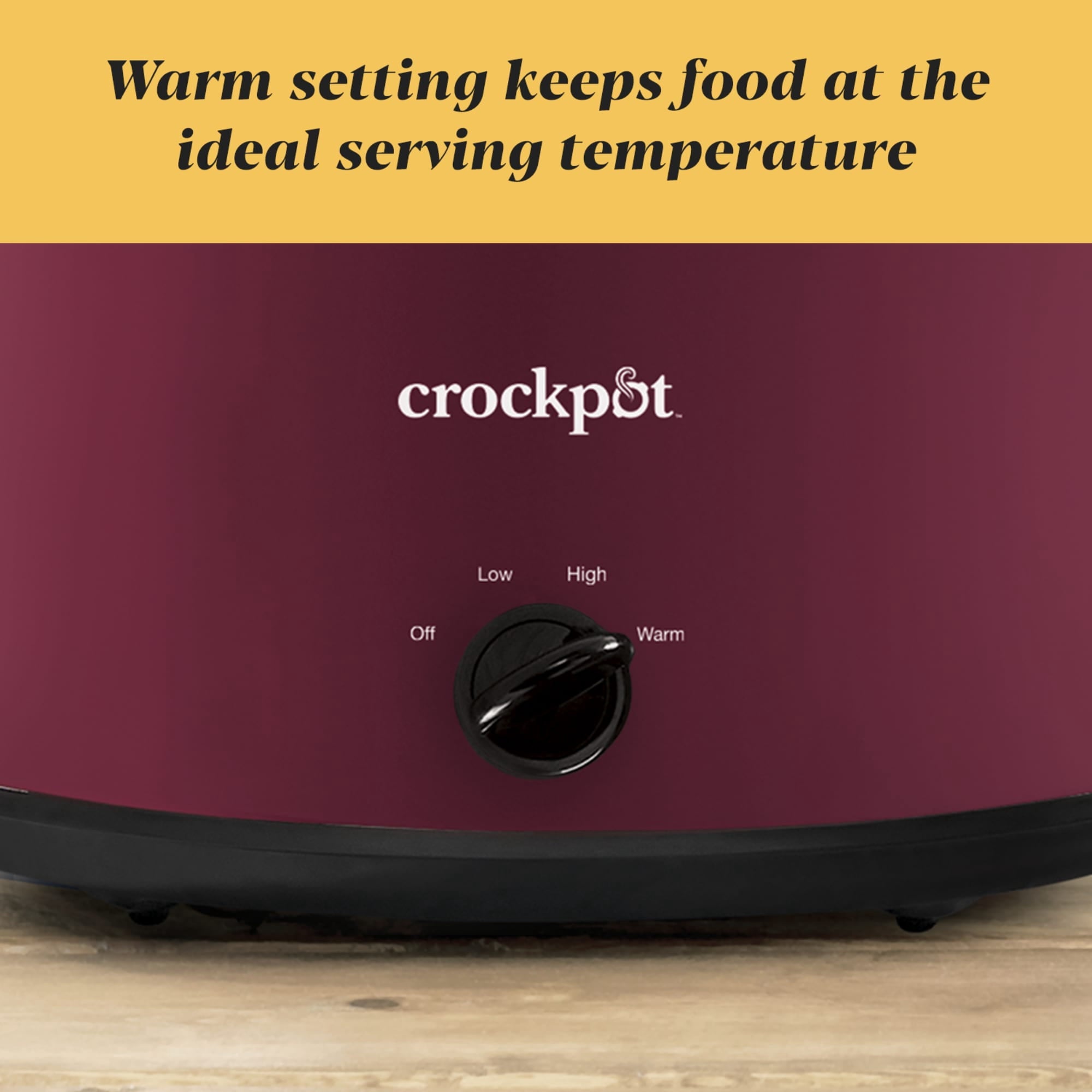 Crock-Pot Manual 8-Quart Slow Cooker - Rhubarb