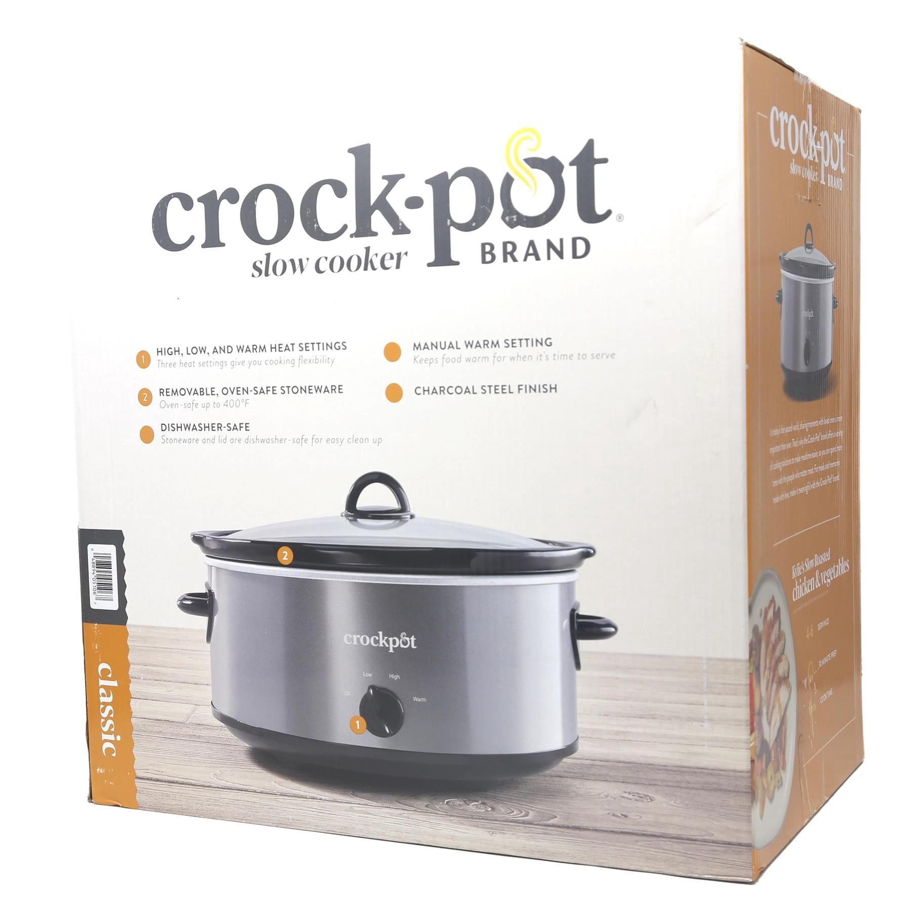 Crockpot SCV700-KC crock pot - 7 quarts, Charcoal