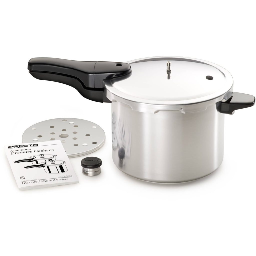 PRESTO 01264 6-Quart Aluminum Pressure Cooker