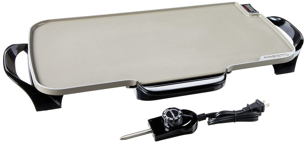 Presto 07062-22-Inch Ceramic Removable Handles Electric Griddle - Grey Ceramic