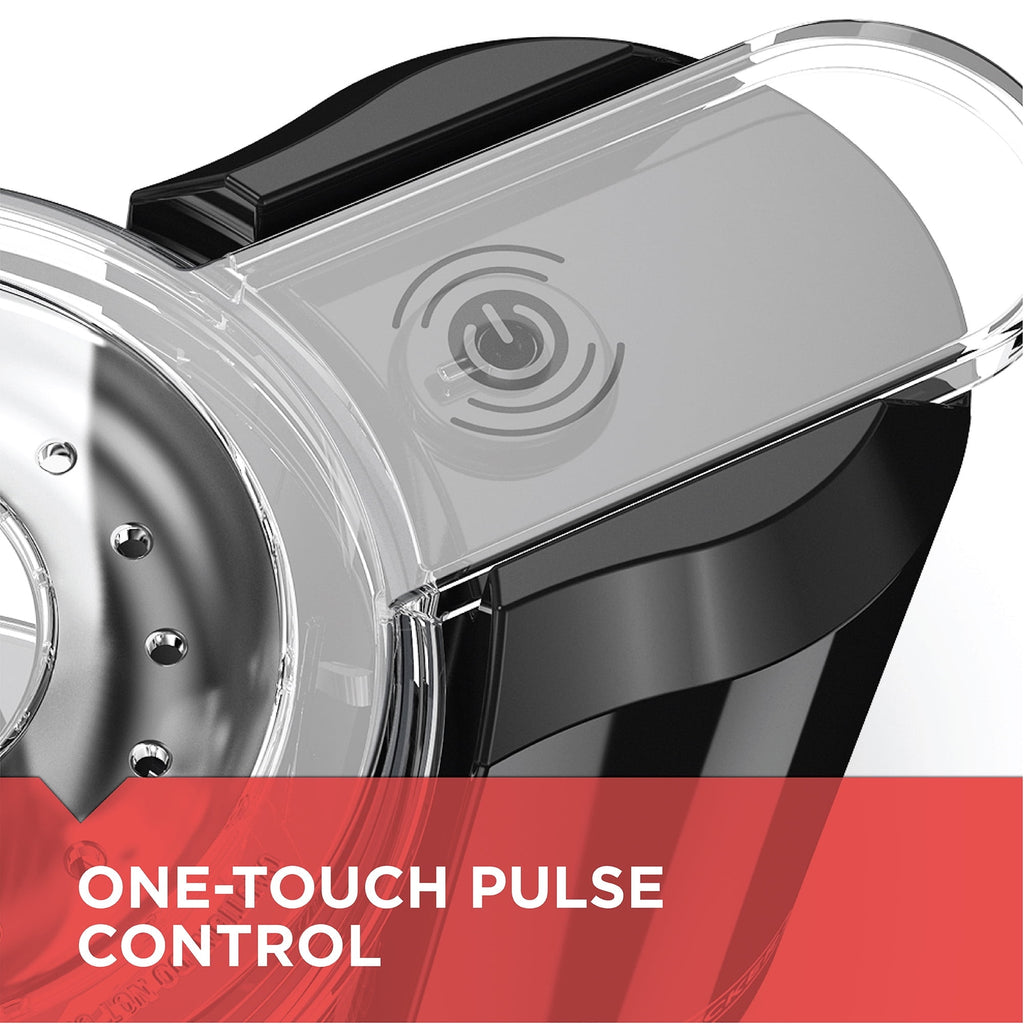 BLACK+DECKER 1.5-Cup Electric Food Chopper - One Touch Pulse, 150W Motor, Mini Food Processor, Stay-Sharp Blade, Dishwasher Safe