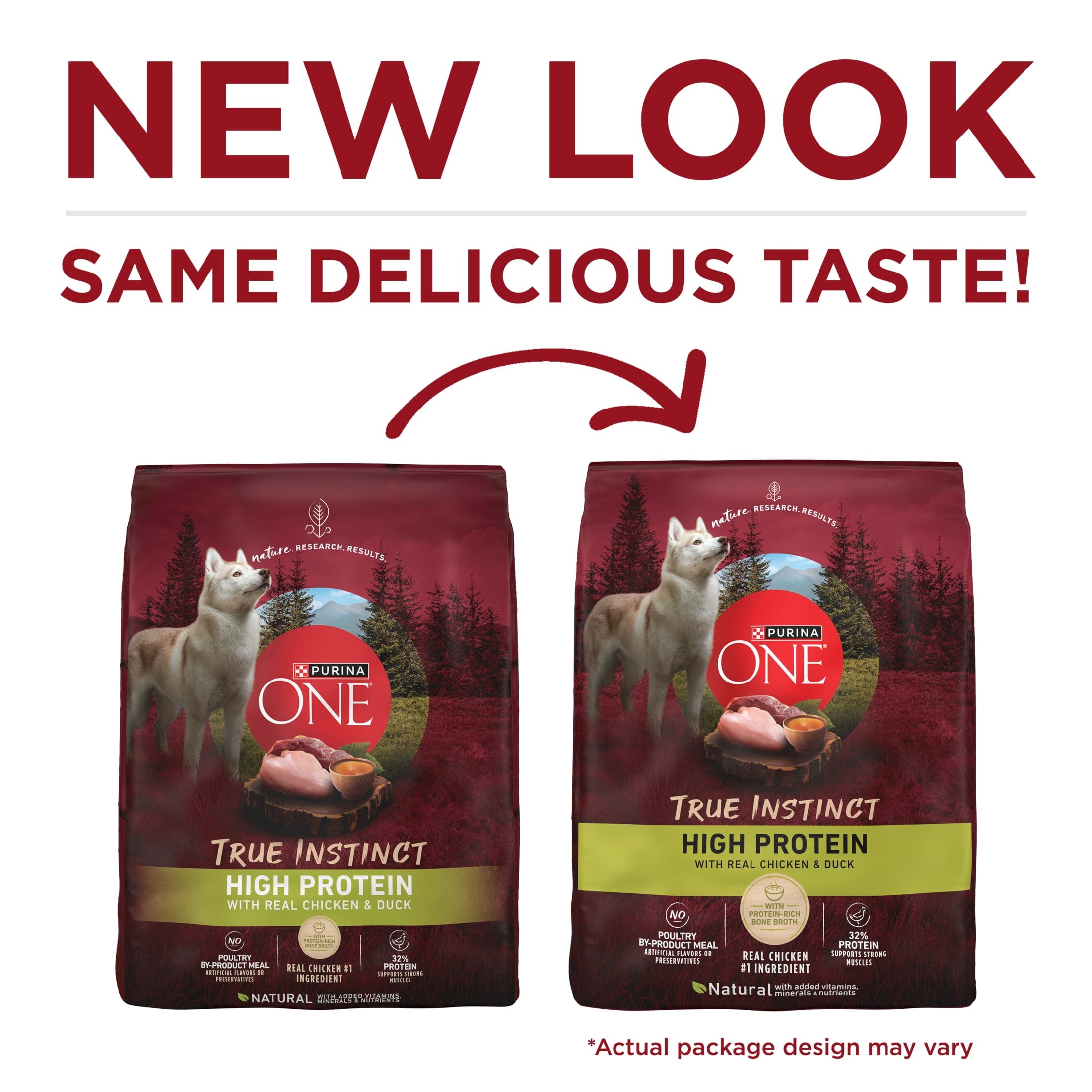 Purina ONE True Instinct High Protein Dog Food Formula with Real Chicken and Duck Natural with Added Vitamins and Minerals Dog Food - 3.8 lb.