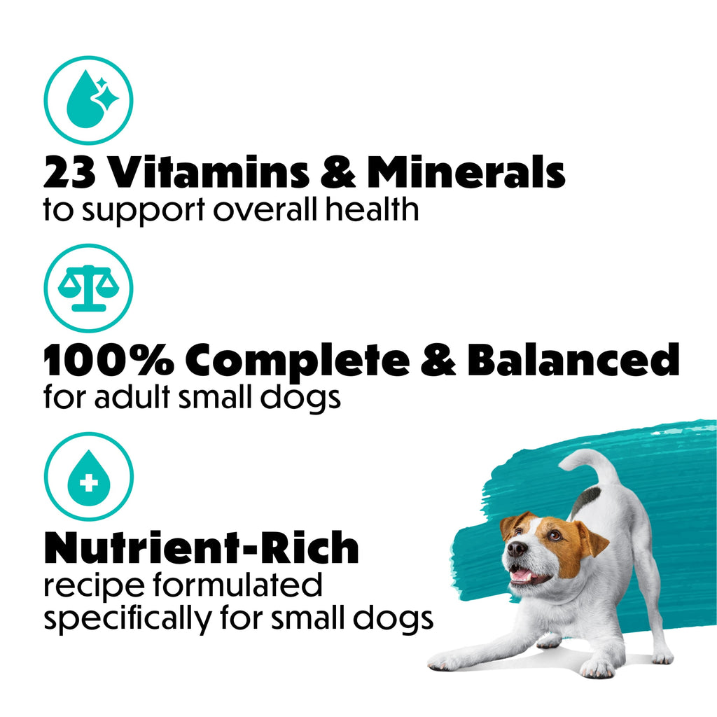 Purina Beneful Incredibites with Farm-Raised Chicken Natural Small Breed Dry Dog Food with Added Vitamins - Minerals and Nutrients, 3.5 lb Bag