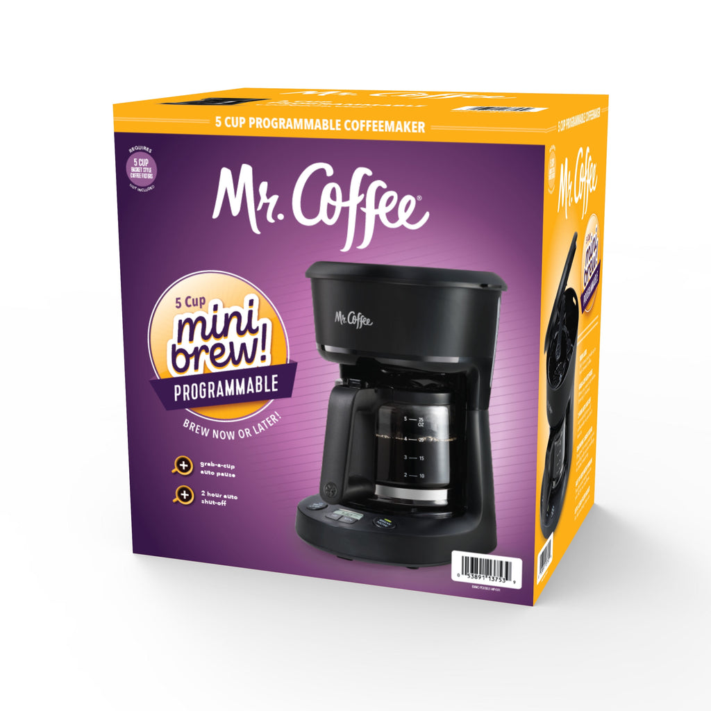 Mr. Coffee 5-Cup Programmable Coffee Maker