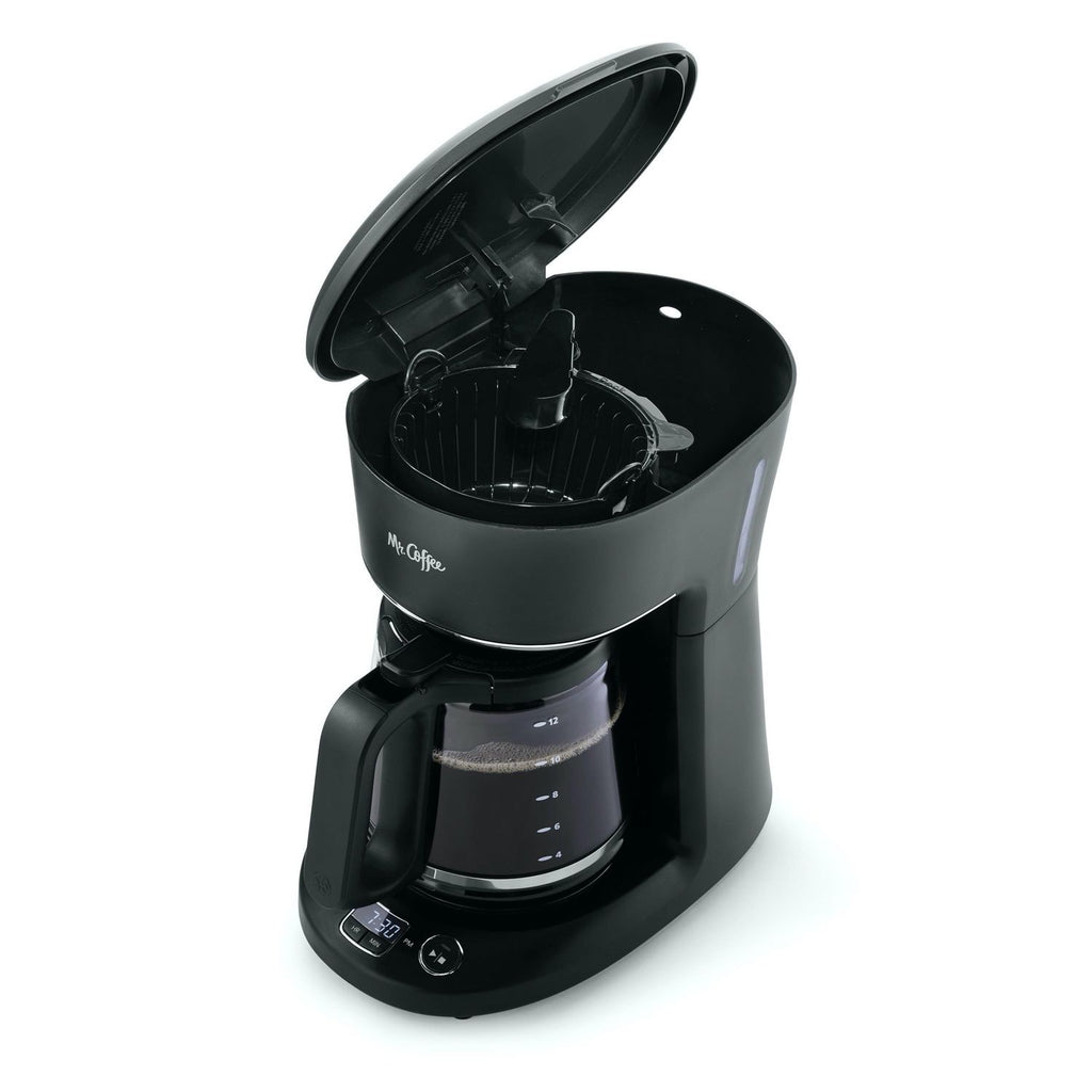 Mr. Coffee Programmable Black 12-Cup Drip Coffee Maker
