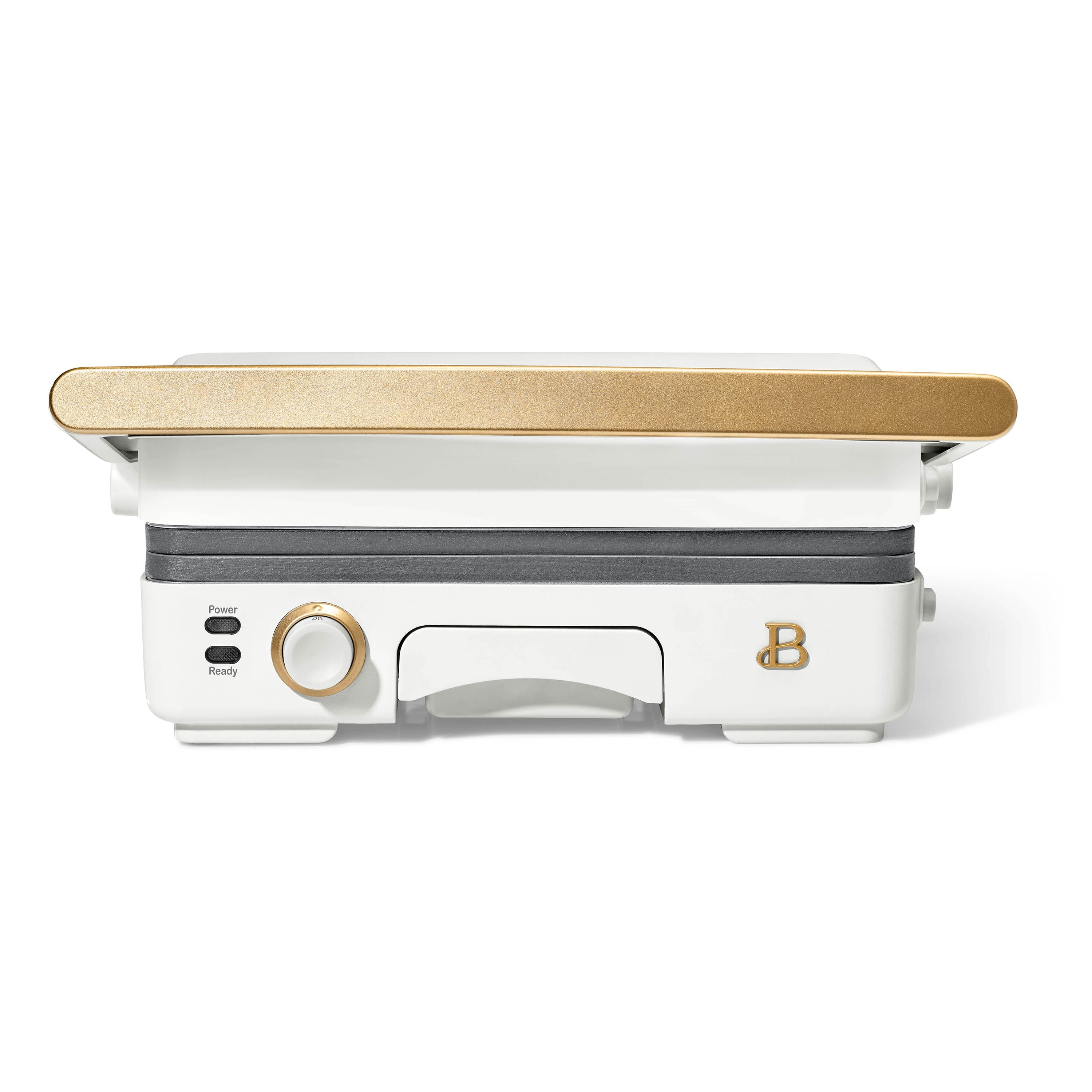 Beautiful 2-in-1 Panini Press & Grill with Detachable Plates - White Icing by Drew Barrymore