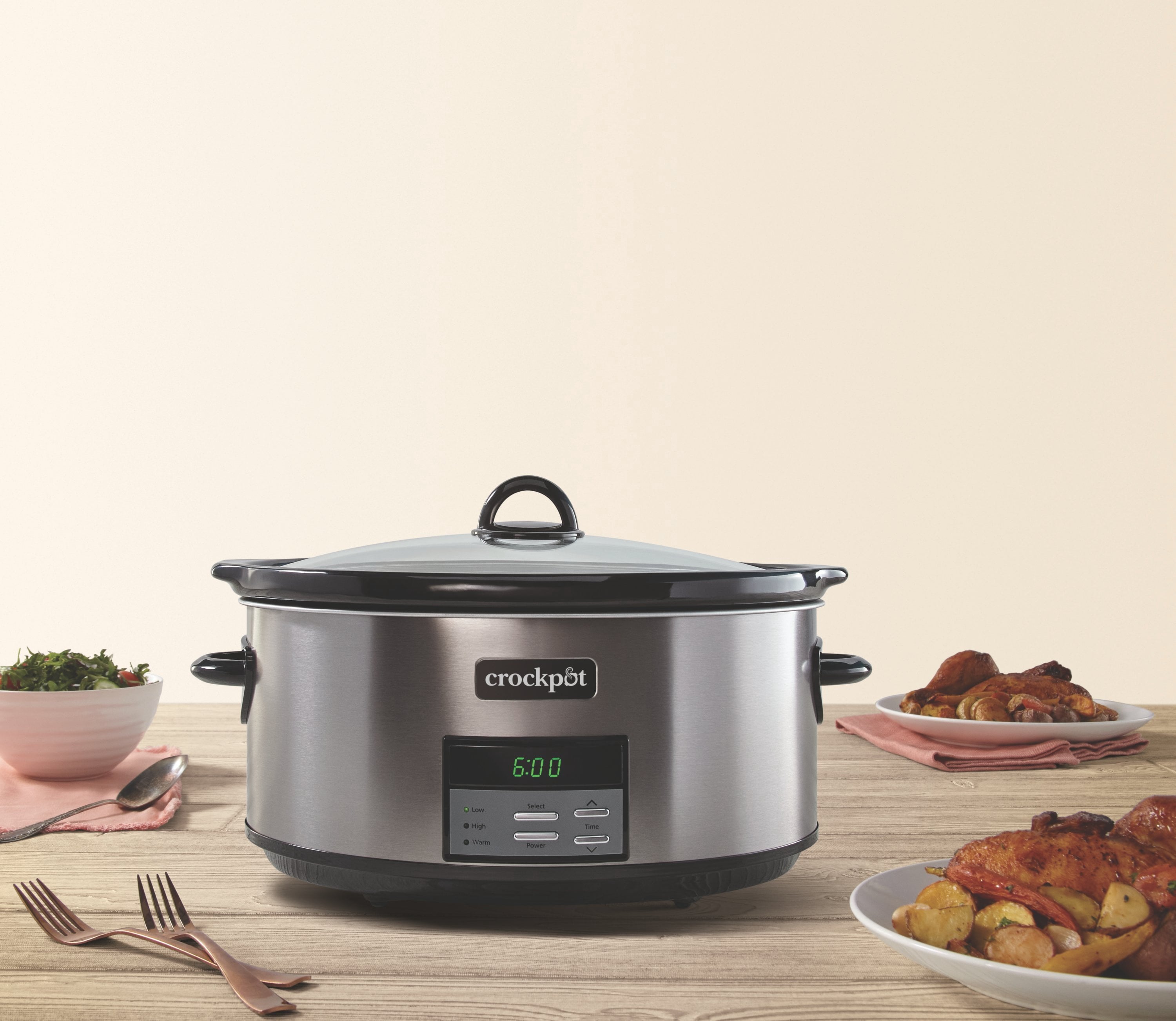 Crockpot® Programmable 8-Quart Slow Cooker - Black Stainless Collection