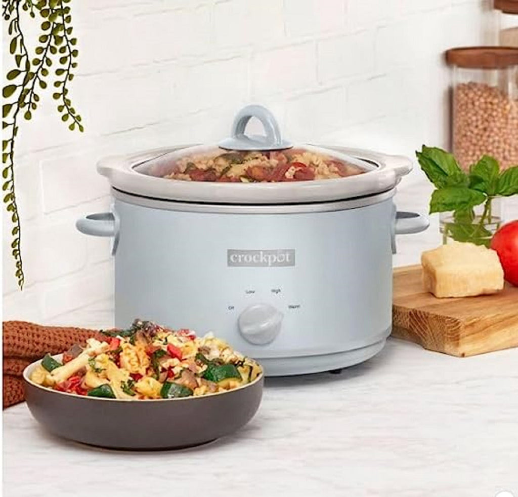 Crock-Pot Design Series 4.5 qt -Crock Light Blue Slow Cooker