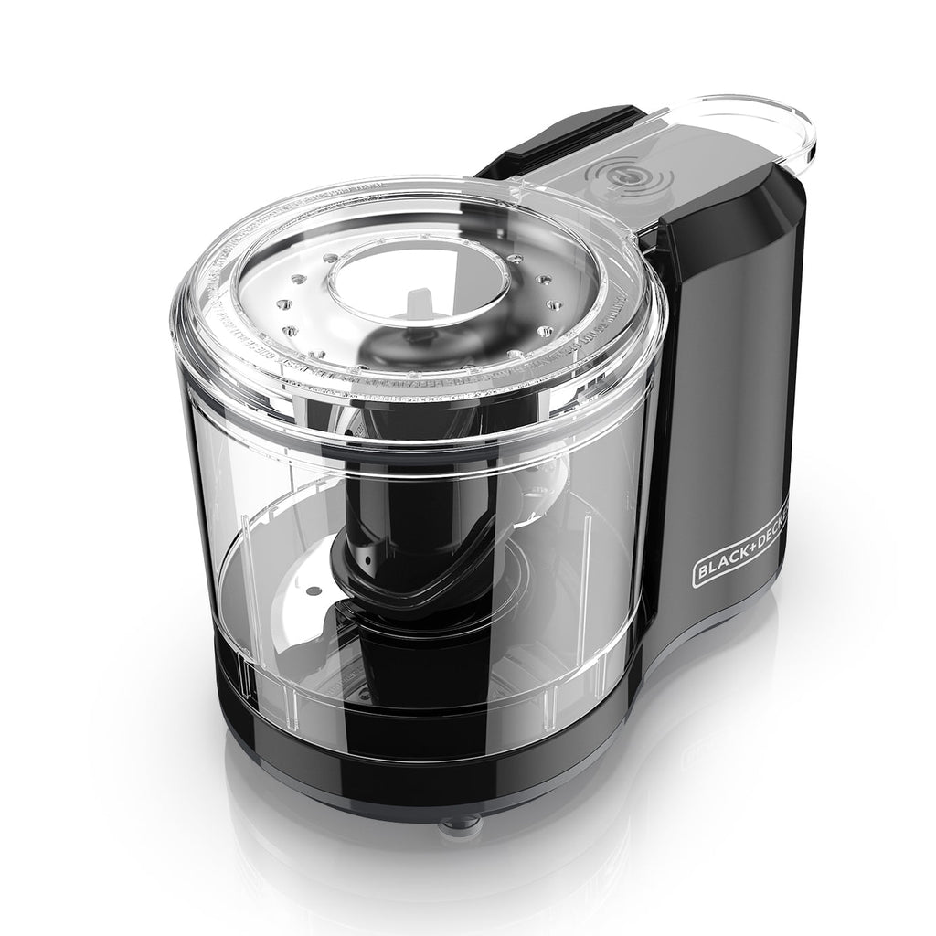 BLACK+DECKER 1.5-Cup Electric Food Chopper - One Touch Pulse, 150W Motor, Mini Food Processor, Stay-Sharp Blade, Dishwasher Safe