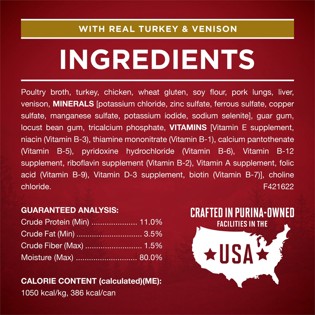 Purina ONE True Instinct Natural Wet Dog Food - High Protein Soft Variety Pack, 13 oz Cans