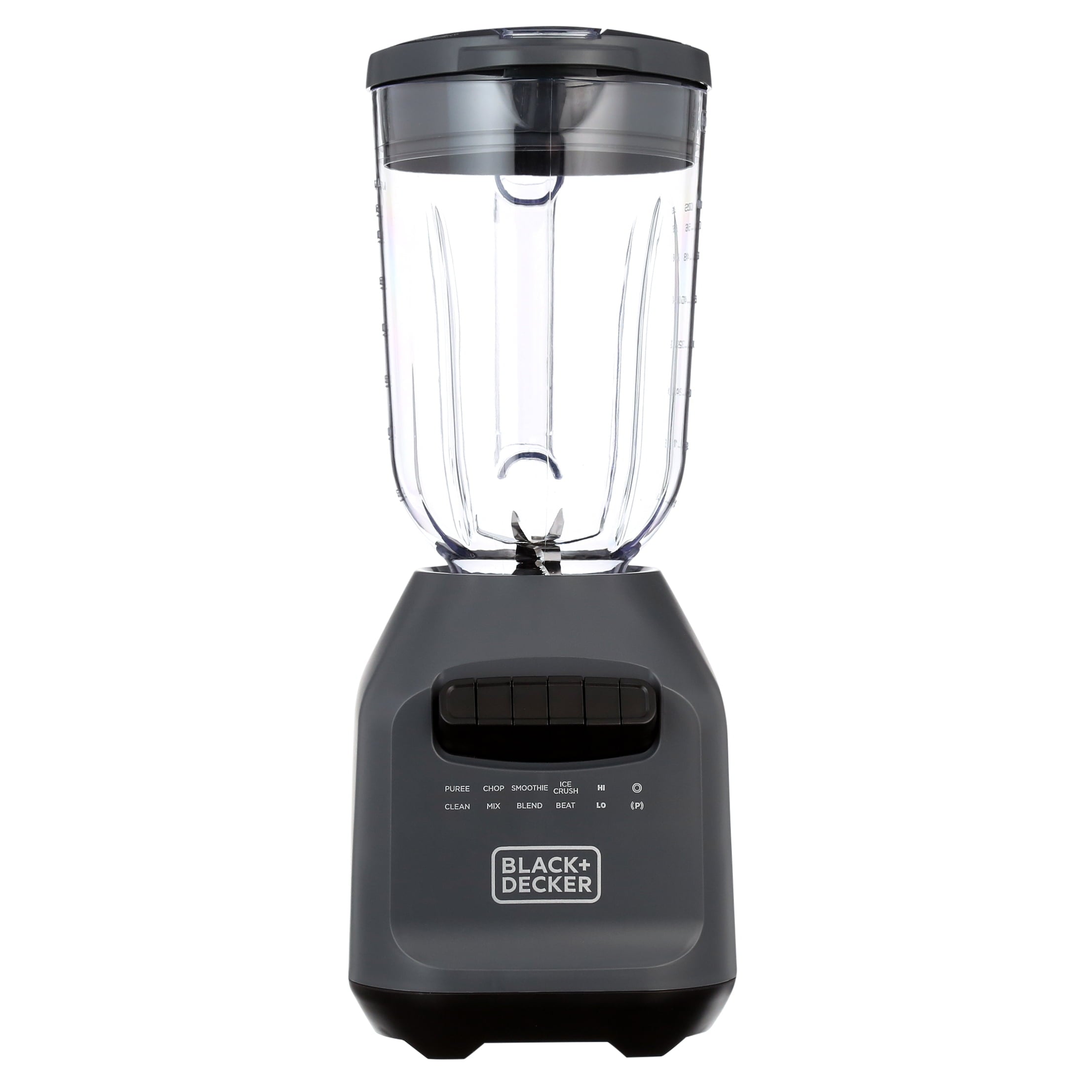 BLACK+DECKER Ice Crush Blender - 56 oz Plastic Jar, 700W, 6-Tip Blade, 8 Speeds + Pulse