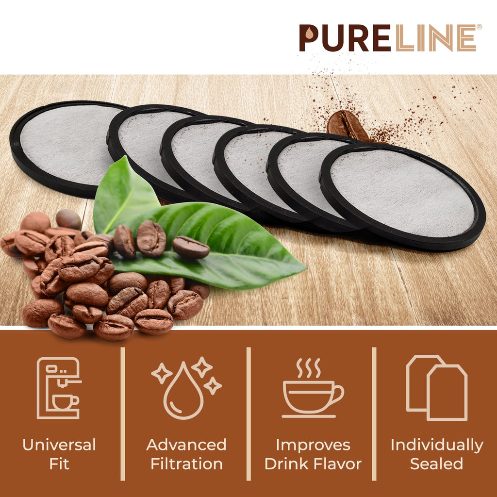 Mr. Coffee Water Filter with Advanced Filtration by PURELINE. Compatible with all Mr. Coffee Machines. (12 Pack)