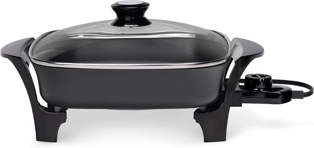 Presto 11 inch Electric Skillet w/glass lid