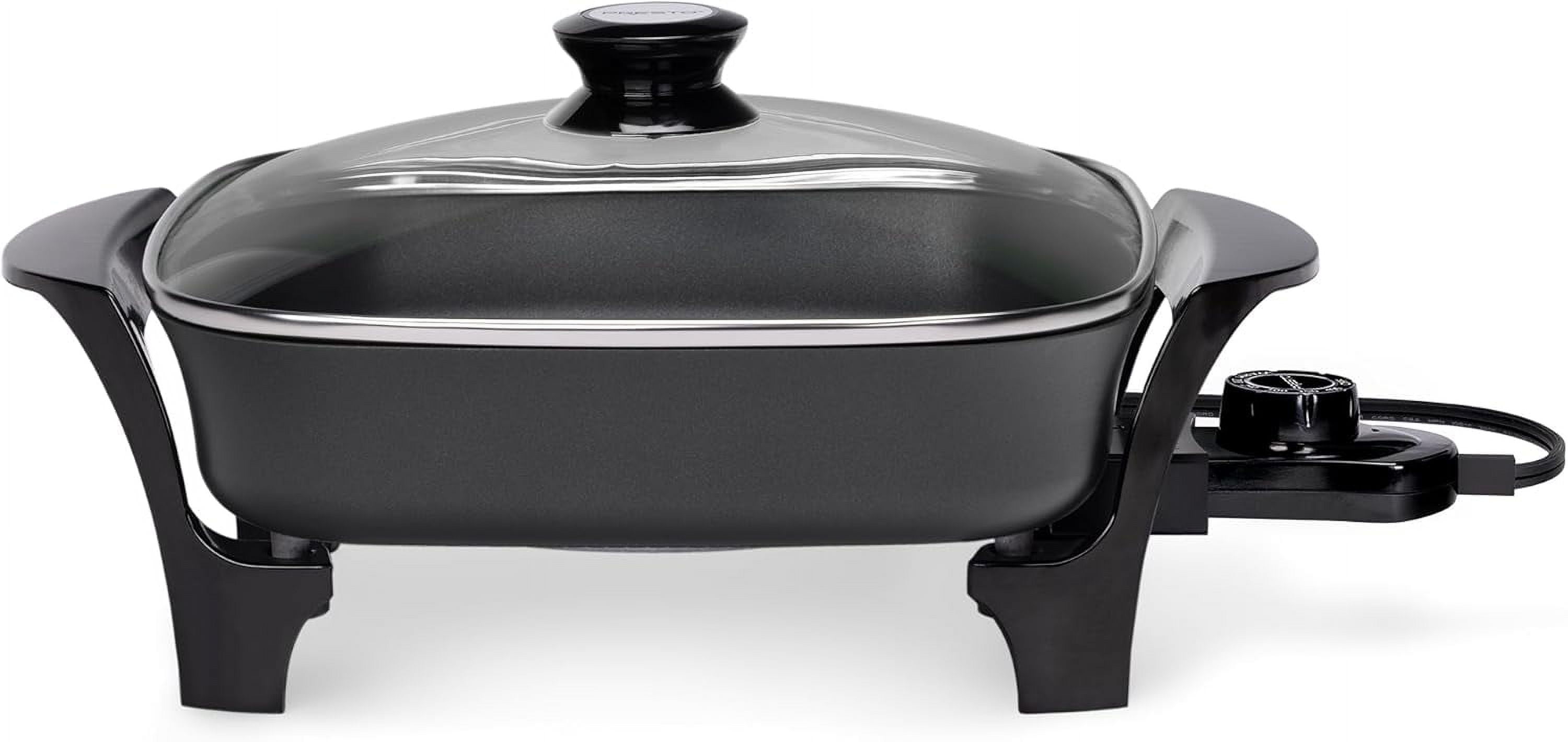 Presto 11 inch Electric Skillet w/glass lid