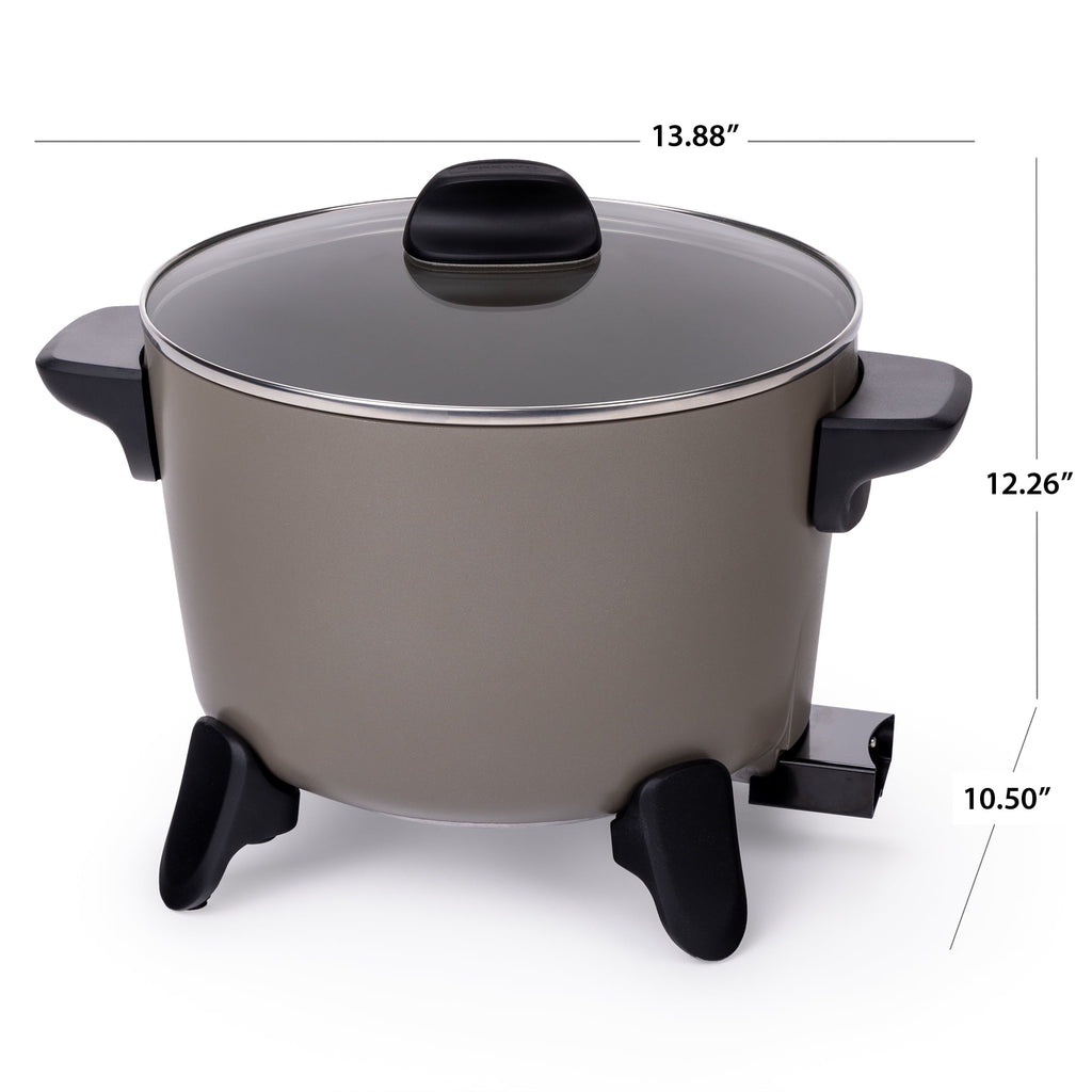 Presto Big Kettle Ceramic Deep Fryer/Multi-Cooker