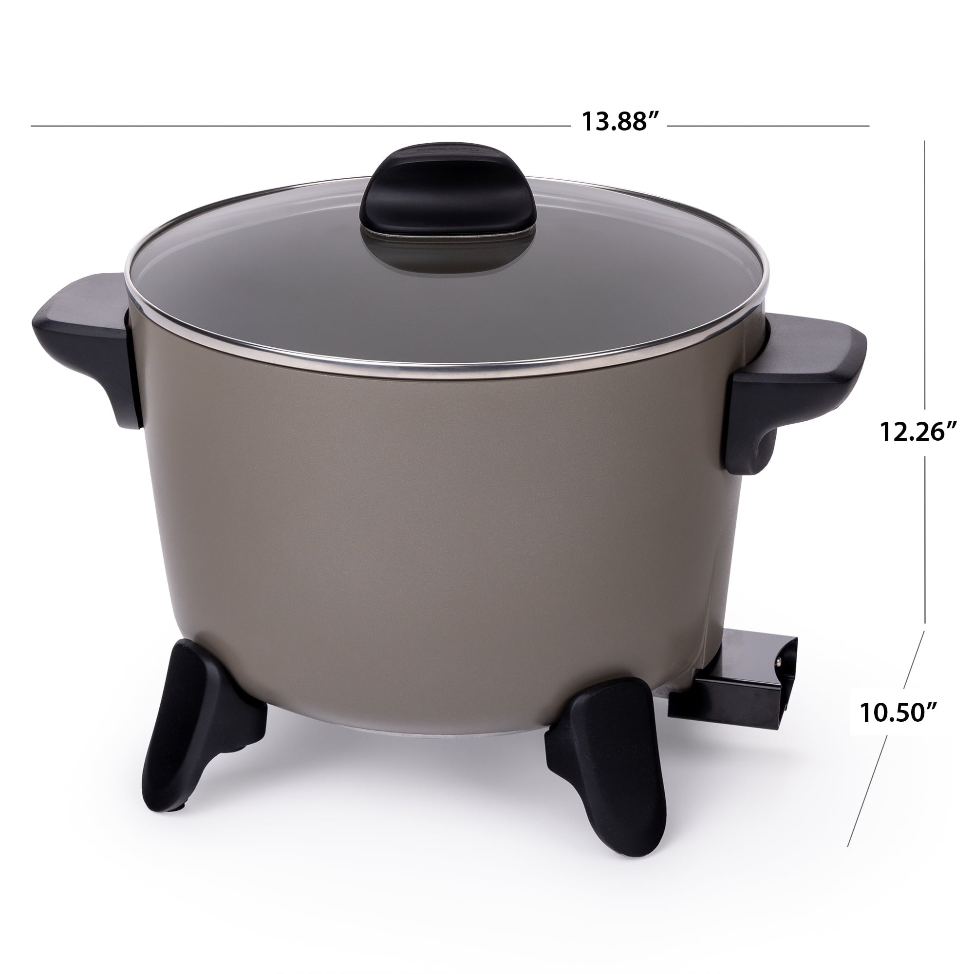 Presto Big Kettle Ceramic Deep Fryer/Multi-Cooker
