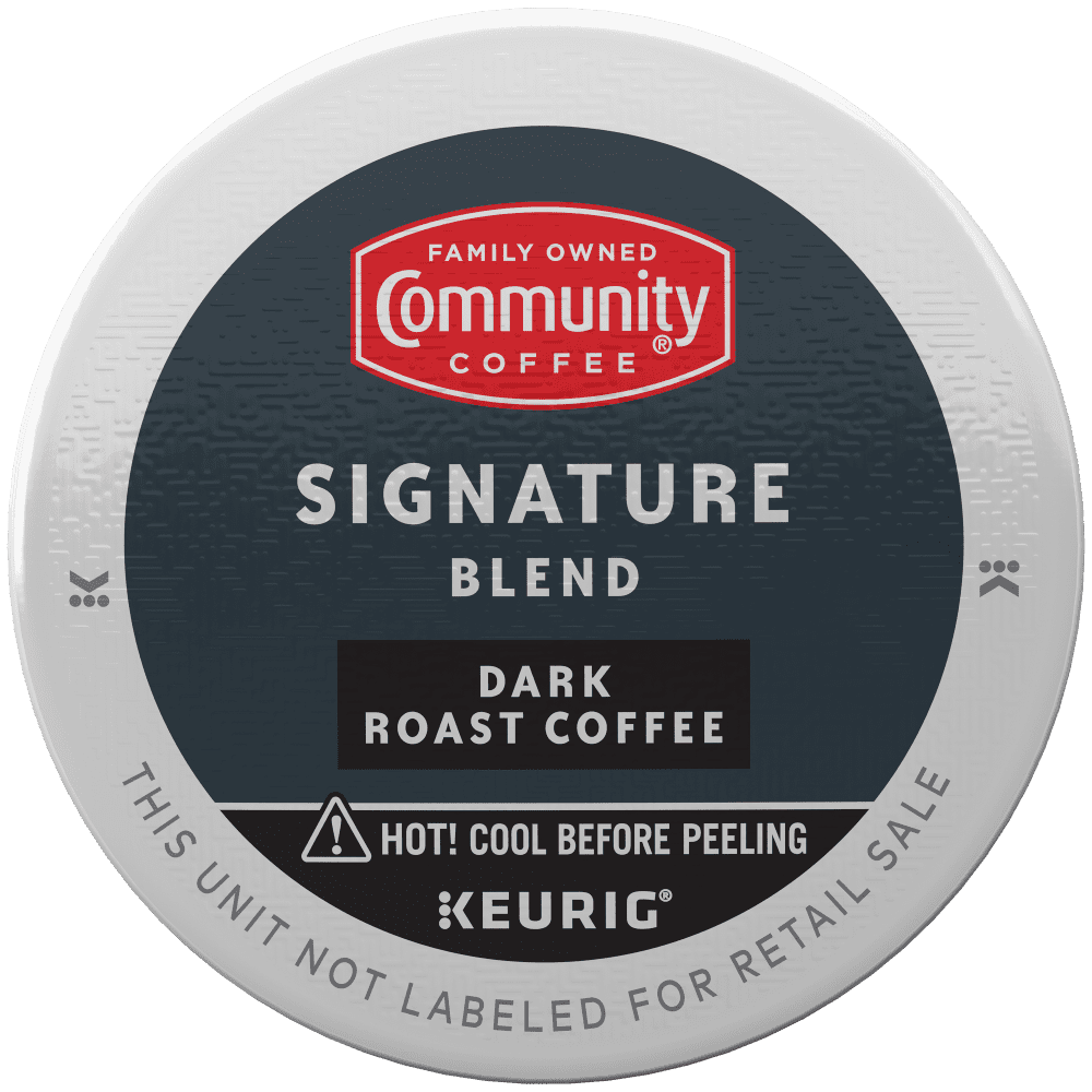 Community Coffee Signature Blend Dark Roast 24 Count Single Serve Keurig K-Cup Pods