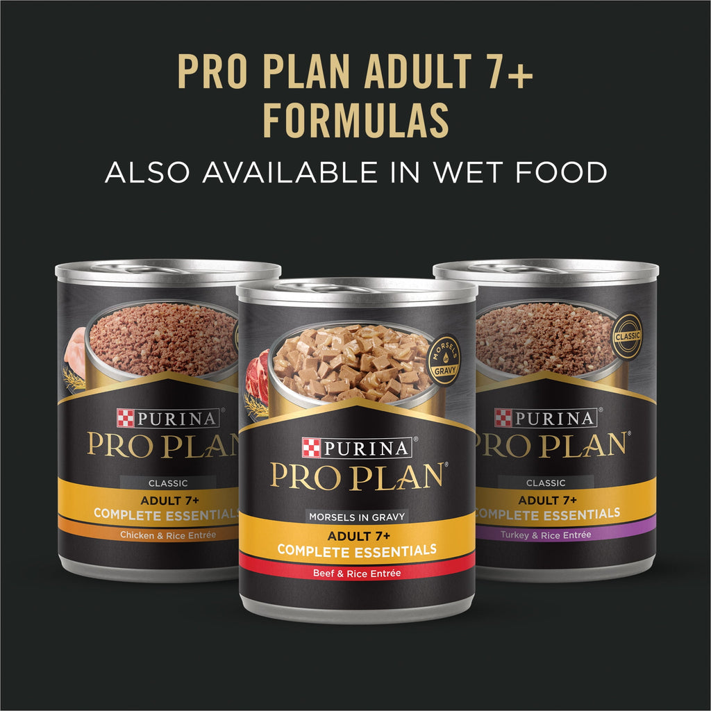 Purina Pro Plan Sensitive Skin and Sensitive Stomach Dog Food Senior Dogs Adult 7 Plus Salmon and Rice Formula - 24 lb Bag