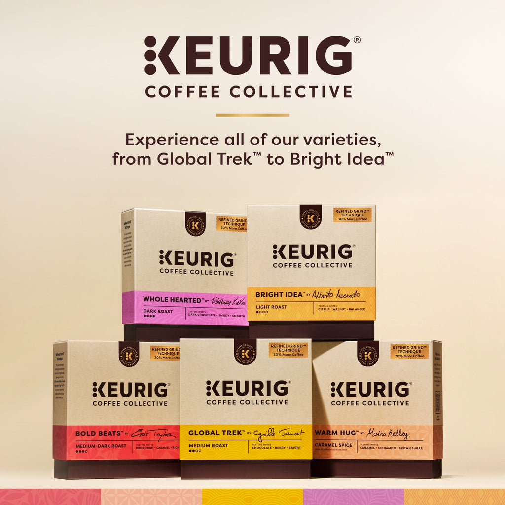 Keurig Coffee Collective - Global Trek by Cyrille Jannet, Medium Roast K-Cup Coffee Pods, 8 Count