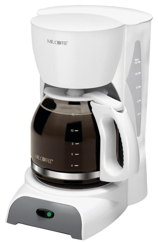 Mr. Coffee SK12RB Sk12Rb Simple Brew 12 Cups White Coffee Maker