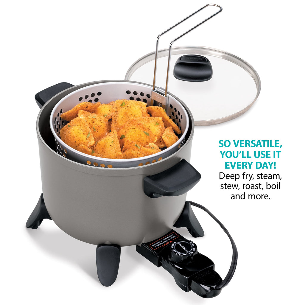 Presto Kitchen Kettle Ceramic Deep Fryer/Multi-Cooker
