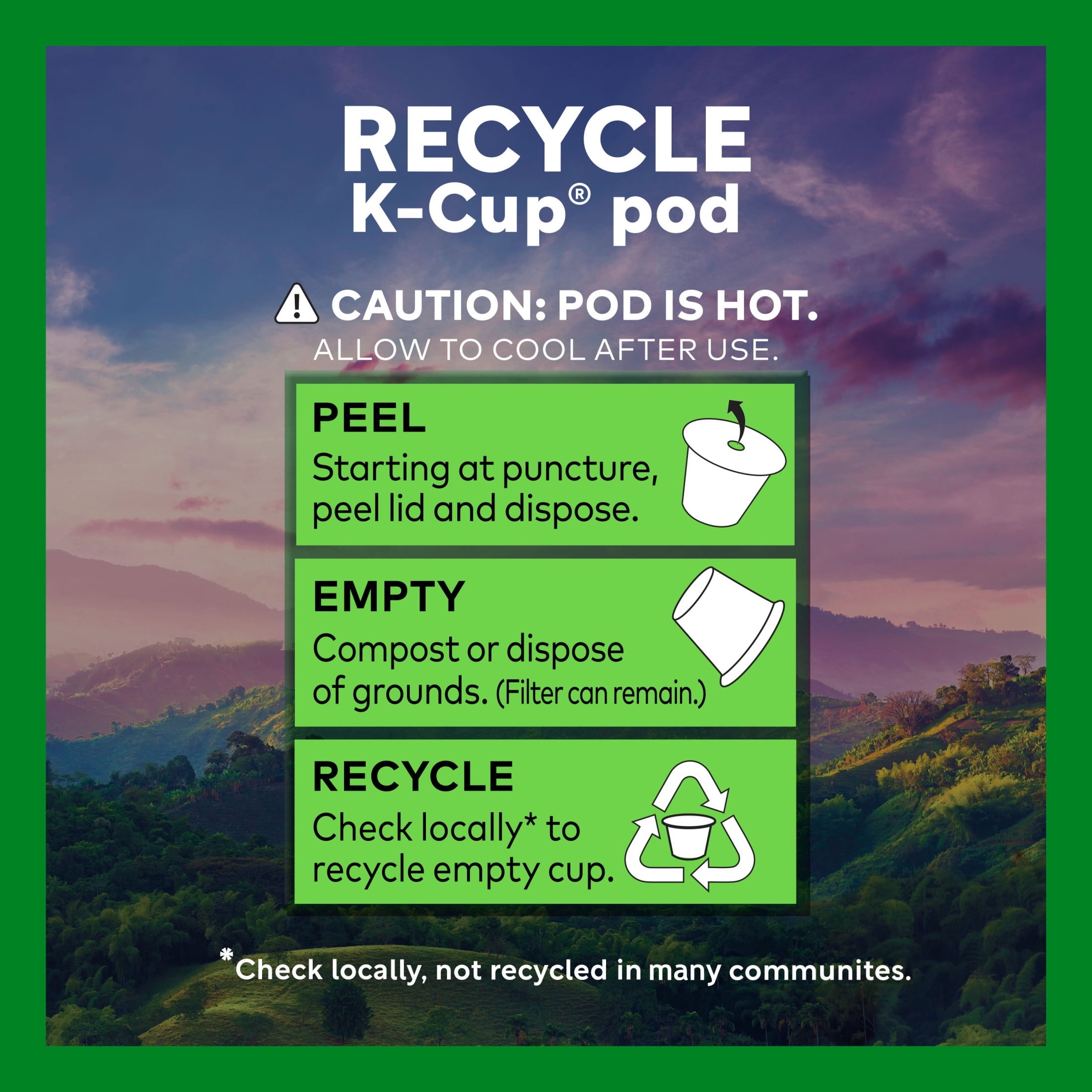 Green Mountain Coffee Hazelnut Flavored K-Cup Pods - Light Roast, 24 Count for Keurig Brewers