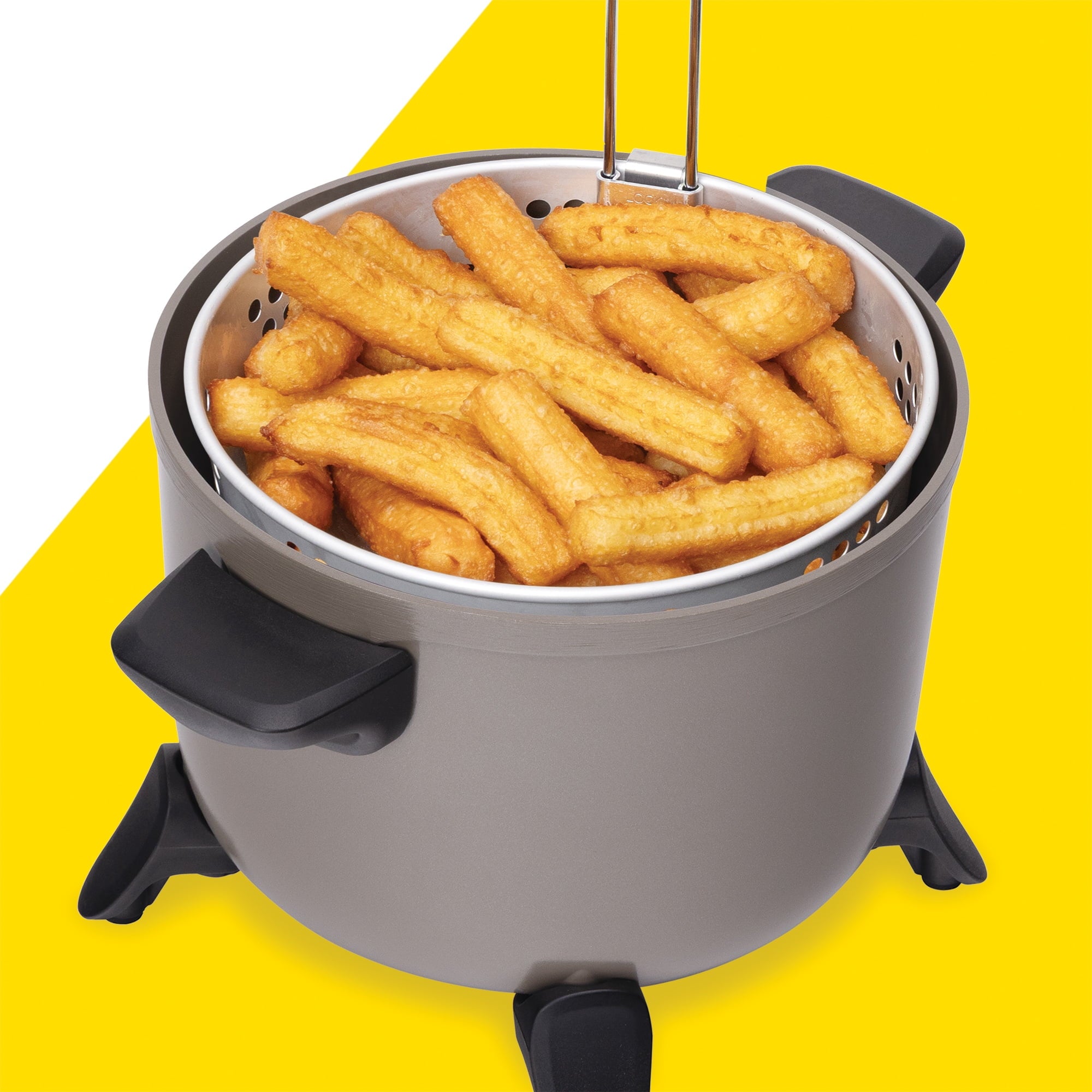Presto Kitchen Kettle Ceramic Deep Fryer/Multi-Cooker