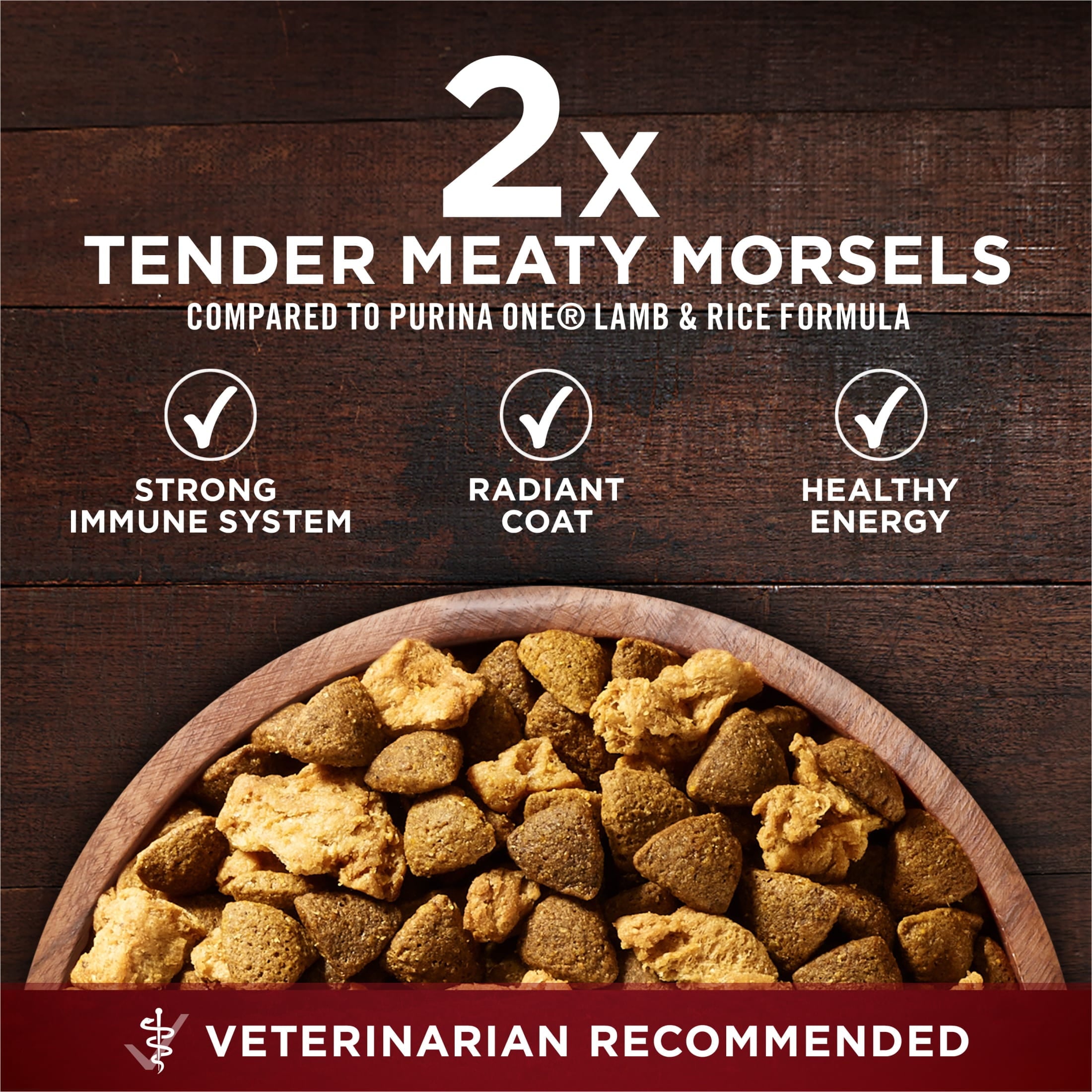 Purina ONE True Instinct With Real Salmon and Tuna Natural With Added Vitamins - Minerals and Nutrients High Protein Dog Food Dry Formula, 7.4 lb.