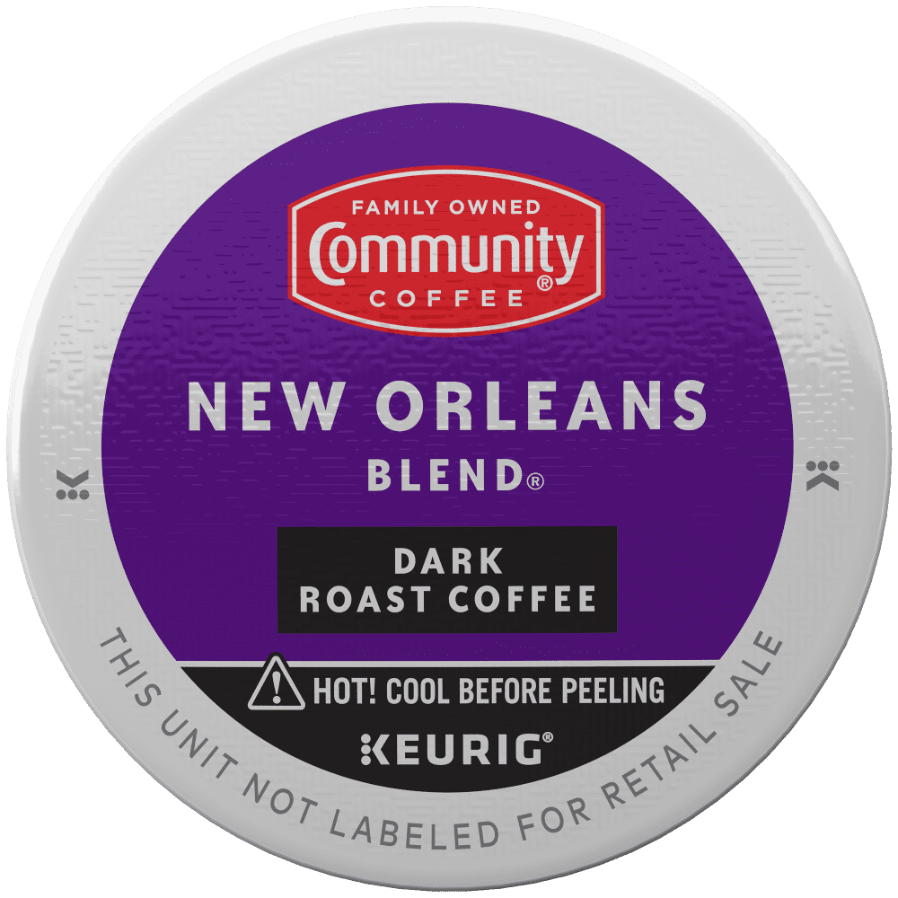 Community Coffee New Orleans Blend® Dark Roast Single Serve Keurig K-Cup Pods 24 Count Box