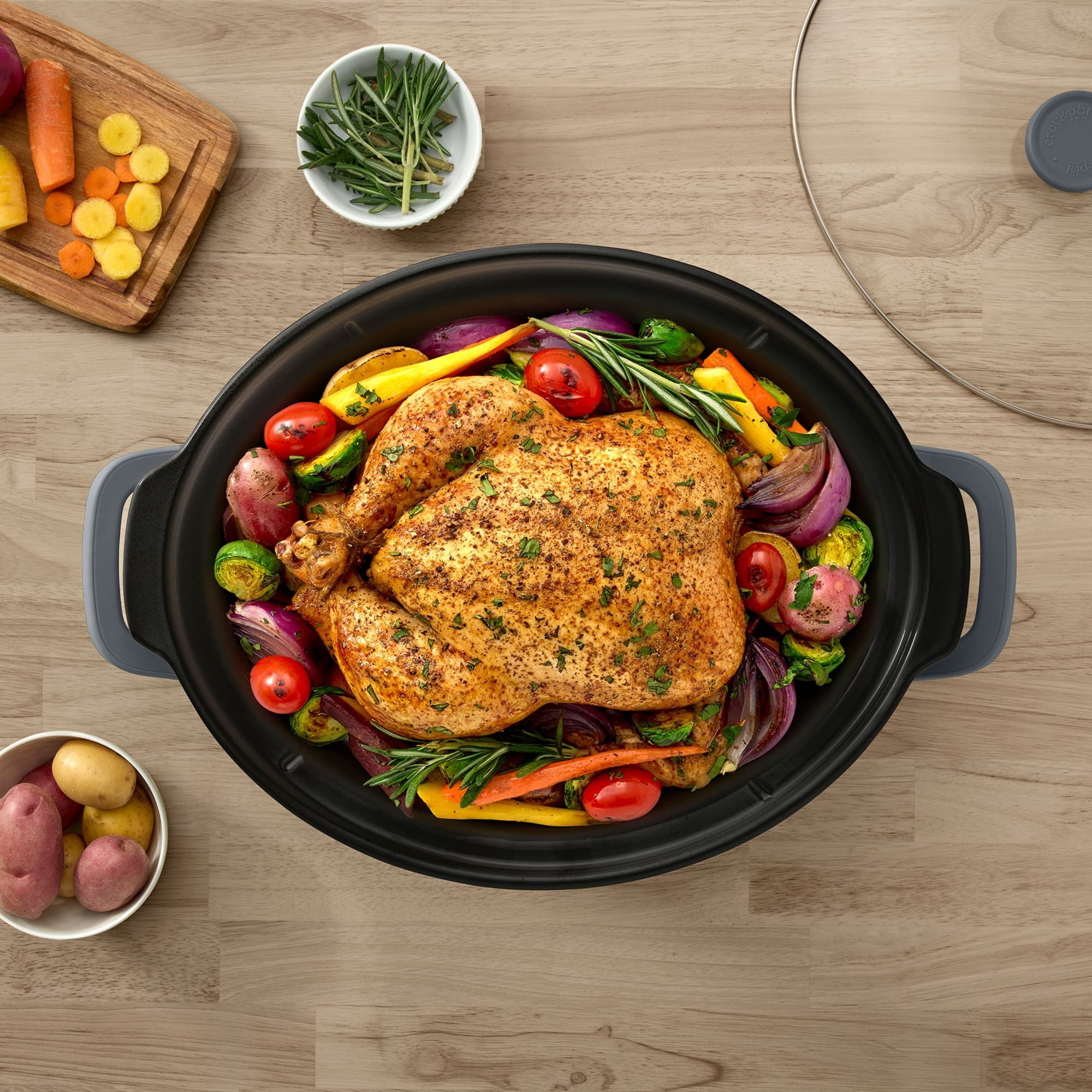 Crock-Pot Manual 7-Quart Slow Cooker - Mussel Grey