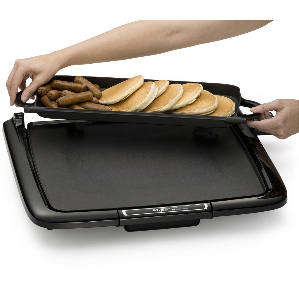 Presto Cool-Touch Electric Griddle/Warmer Plus - Black
