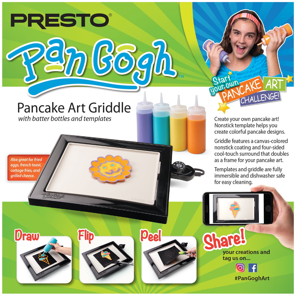 Presto® 07080 Pan Gogh™ Griddle and Pancake Kit