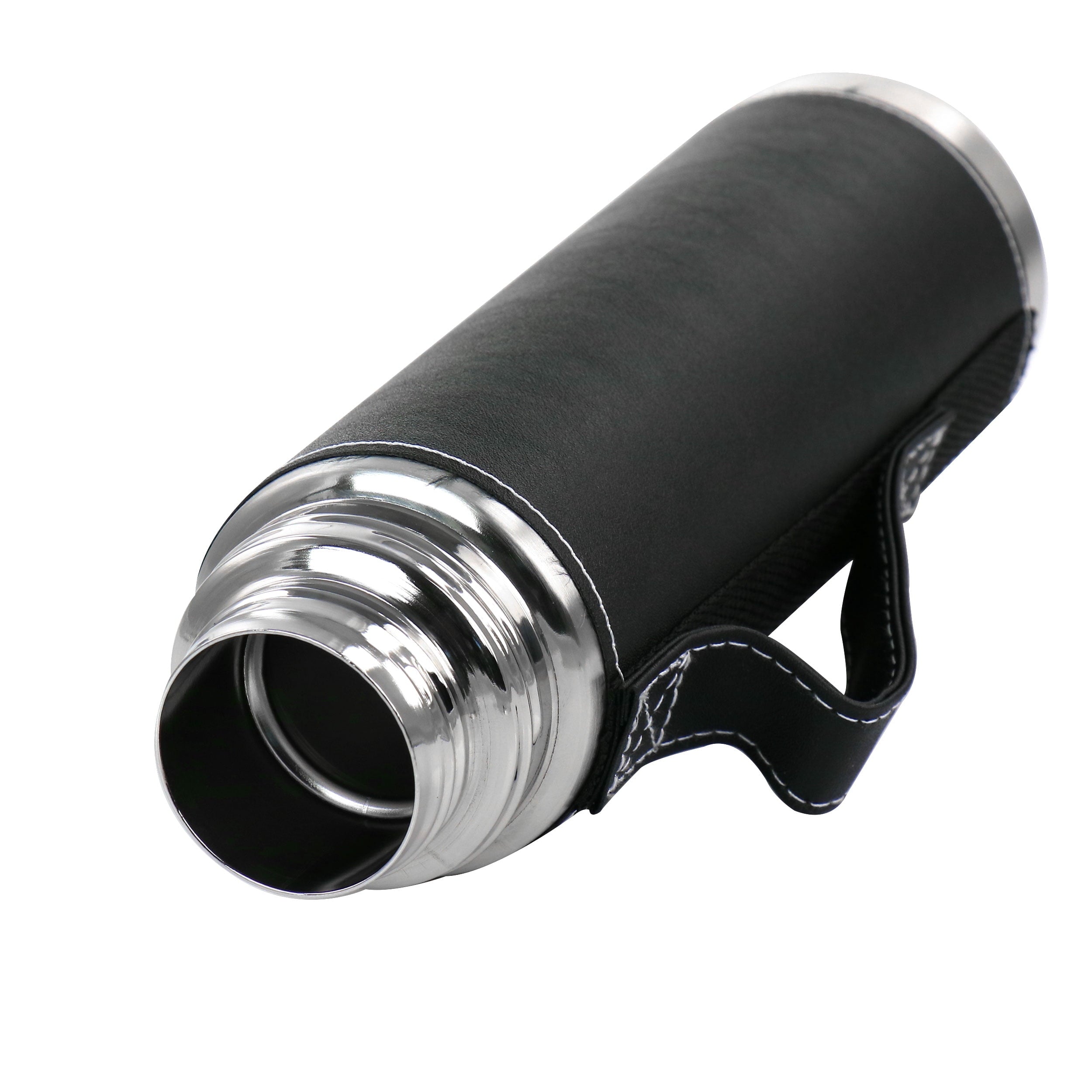 Mr. Coffee 23oz Stainless Steel Thermal Travel Bottle in Leatherette