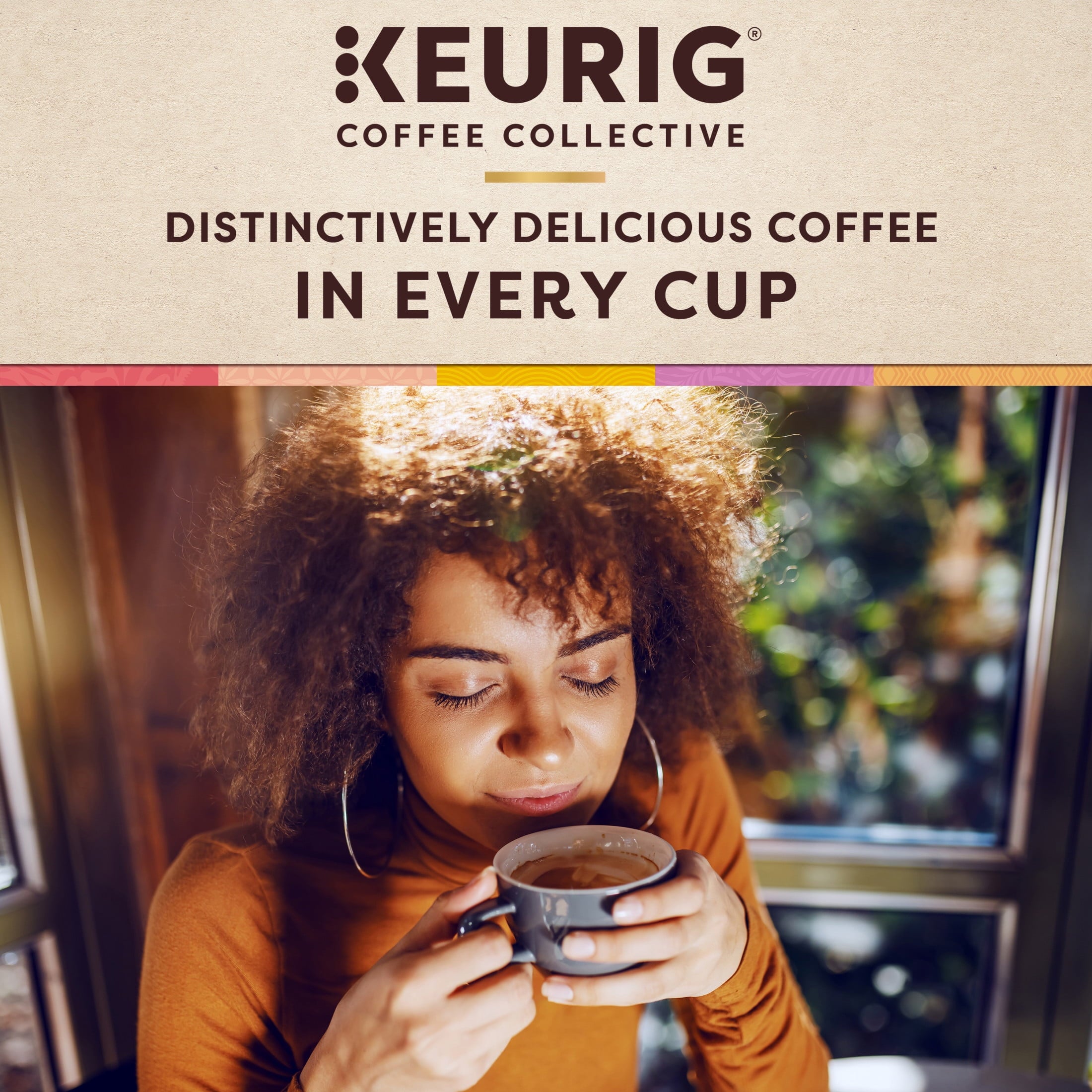 Keurig Coffee Collective - Global Trek by Cyrille Jannet, Medium Roast K-Cup Coffee Pods, 8 Count