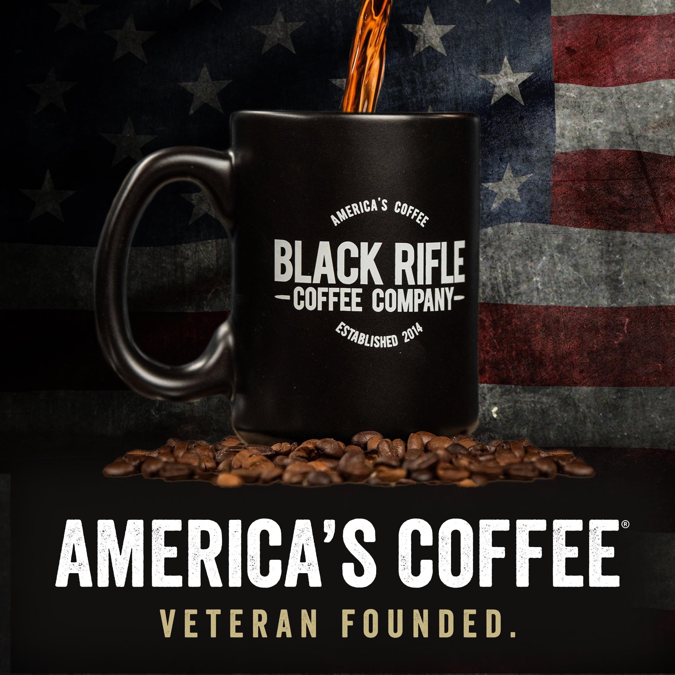 Black Rifle Coffee Company Just Black Keurig K-Cup Pods - Medium Roast, 22 Count