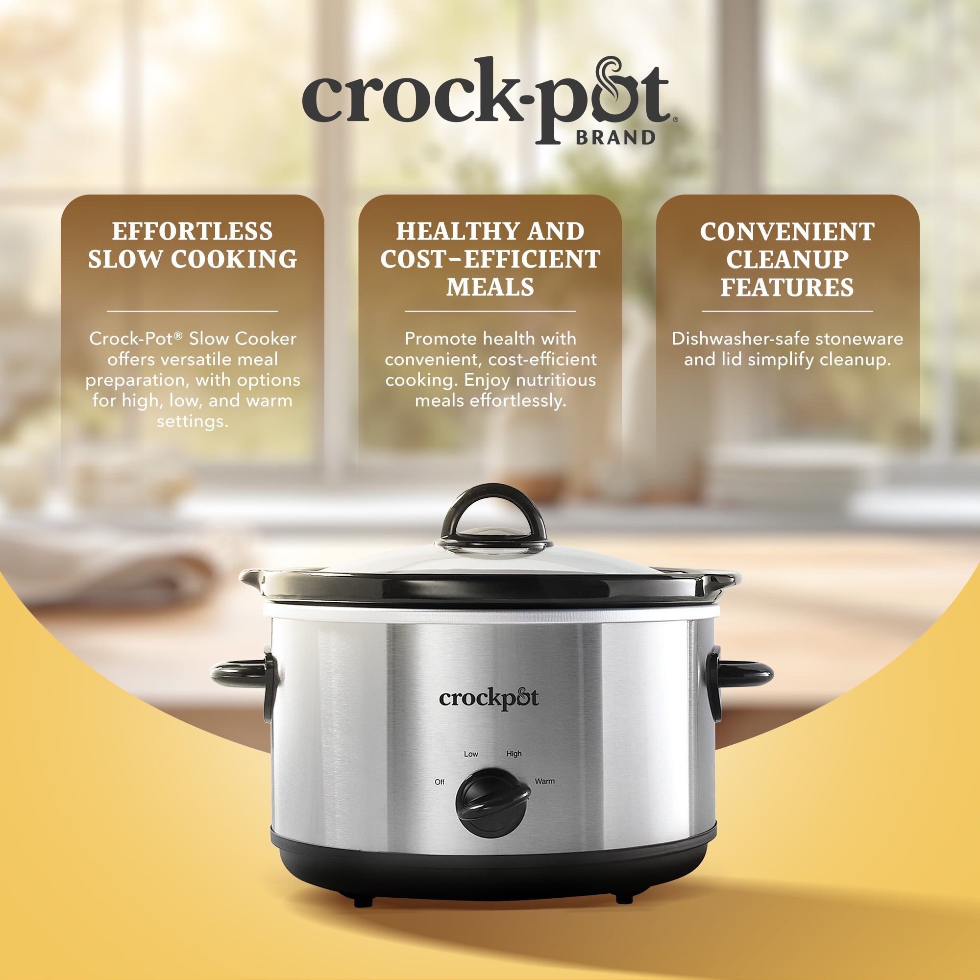 Crockpot 4.5 qt Slow Cooker SCR450-S