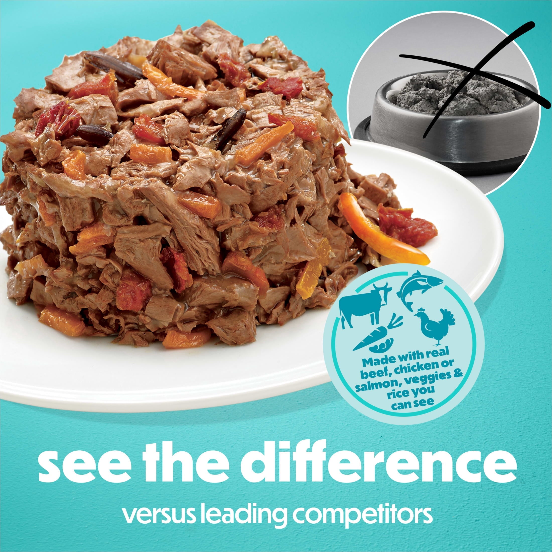 Purina Beneful Small Breed Wet Dog Food Variety Pack - IncrediBites With Real Beef, Chicken and Salmon, 3 oz.