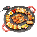 AORAN KITCHEN Indoor Electric Grills - 16in Nonstick Smokeless Griddle for Use, Compact & Versatile Cooking for Steaks, Pancakes, and BBQ