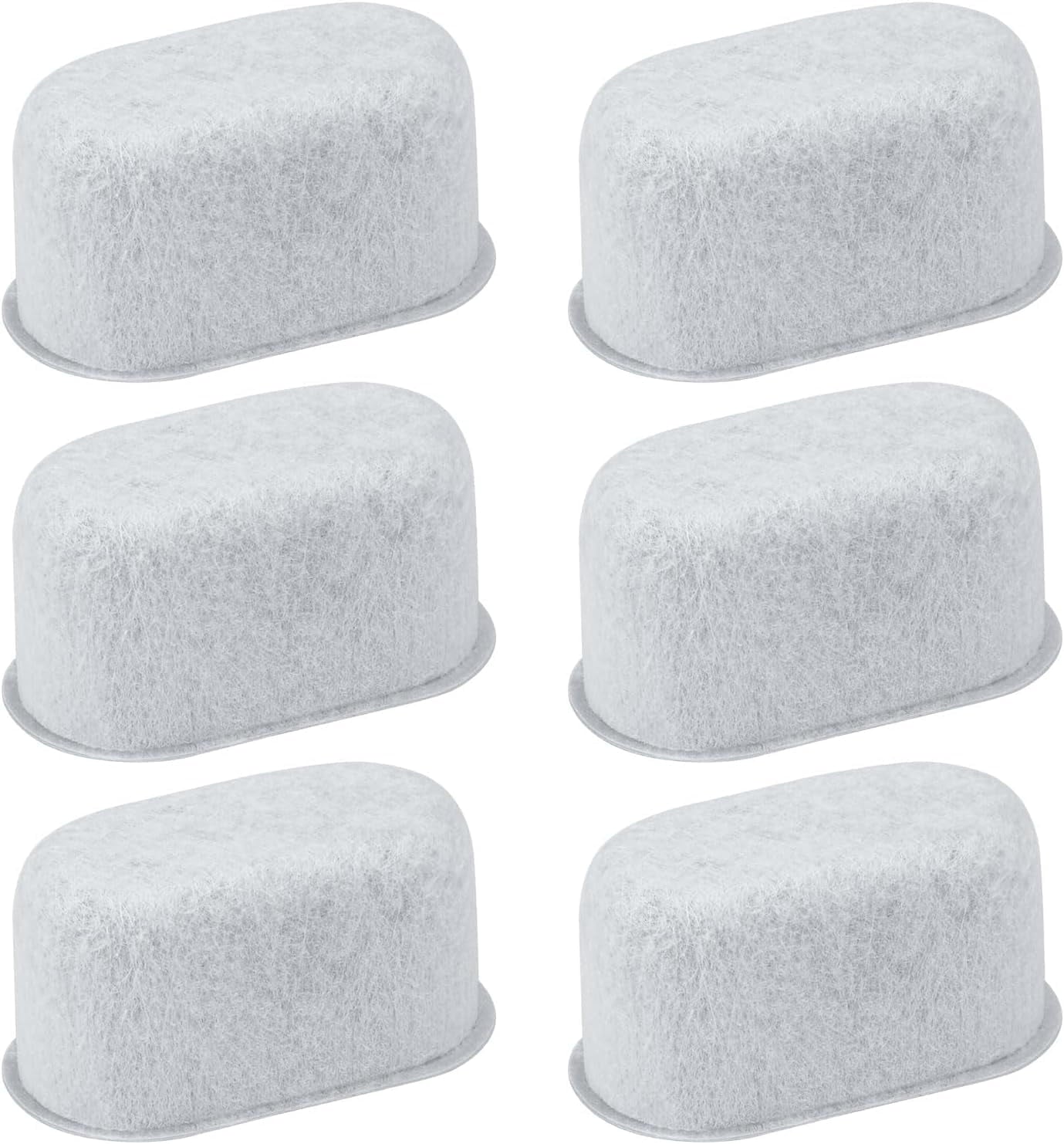 Kospetsin Activated Charcoal Filter Replacement Water Filters for Mr. Coffee Easy Measure and Dishwashable 12-Cup Coffee Makers - Coffee Machine 6 Pack
