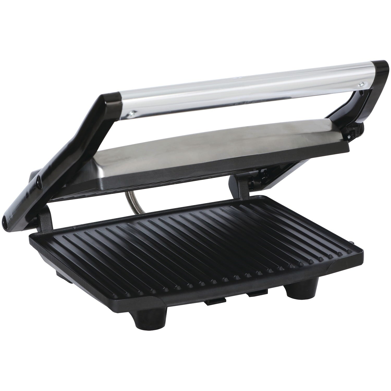 Brentwood Select TS-651 Compact Non-Stick Panini Press & Sandwich Maker - Stainless Steel